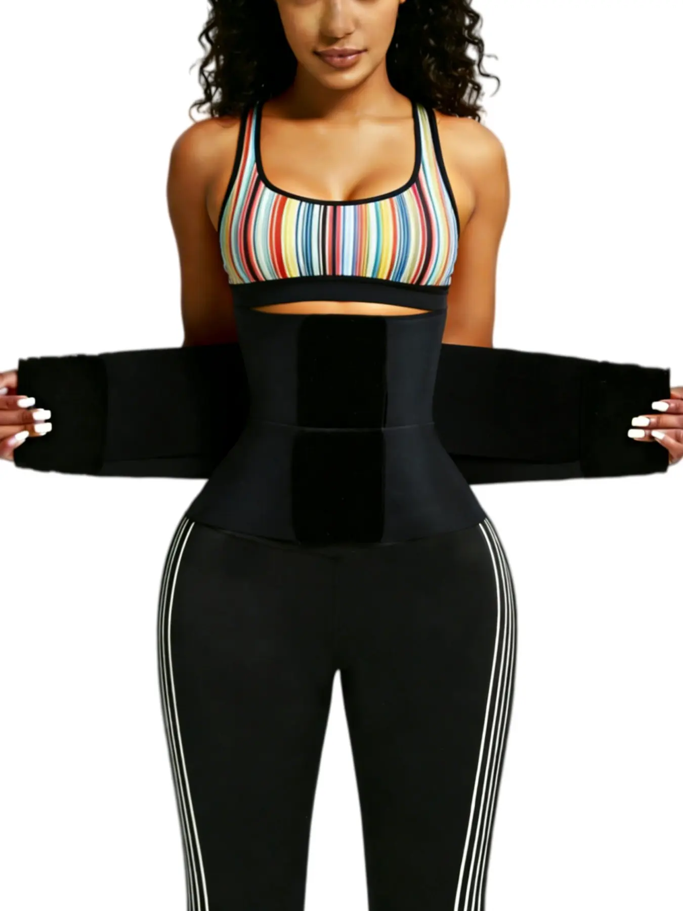 1 Count Women's Waist Trainer Belt | Sports Fitness Waist Trimmer Corset, Sweat Comfortable Waist Cincher, Breathable High Waist Shapewear Girdle for Daily & Workout