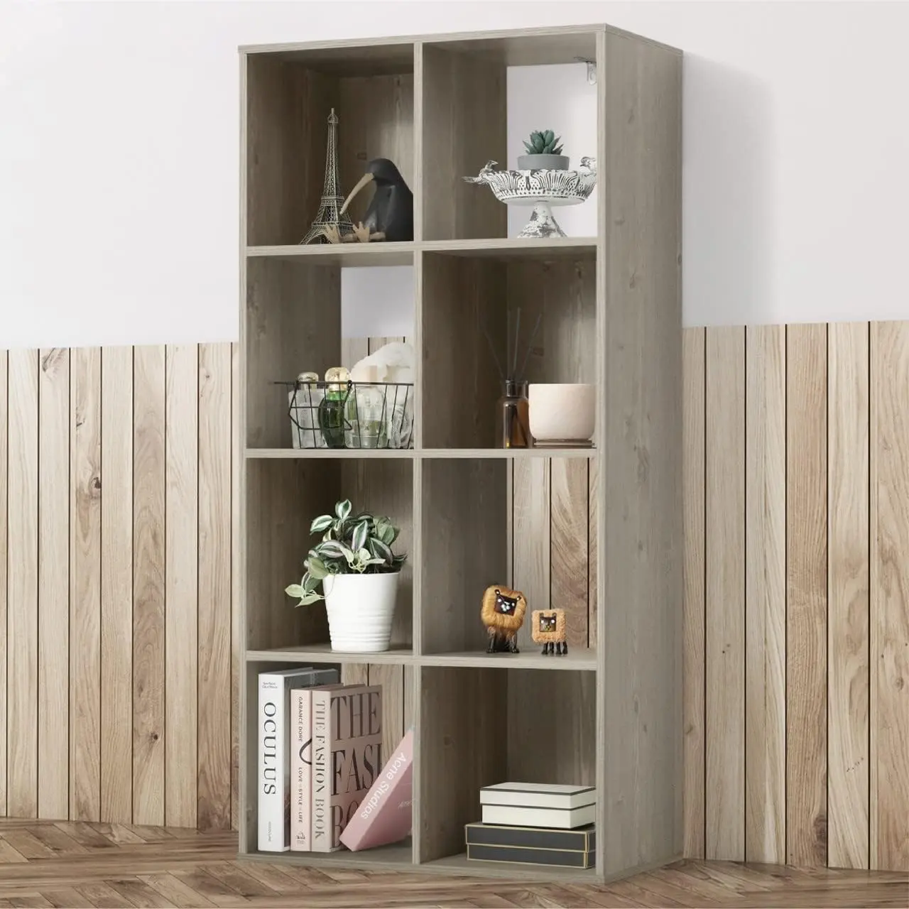 Rustic Grey Oak - 8 cube