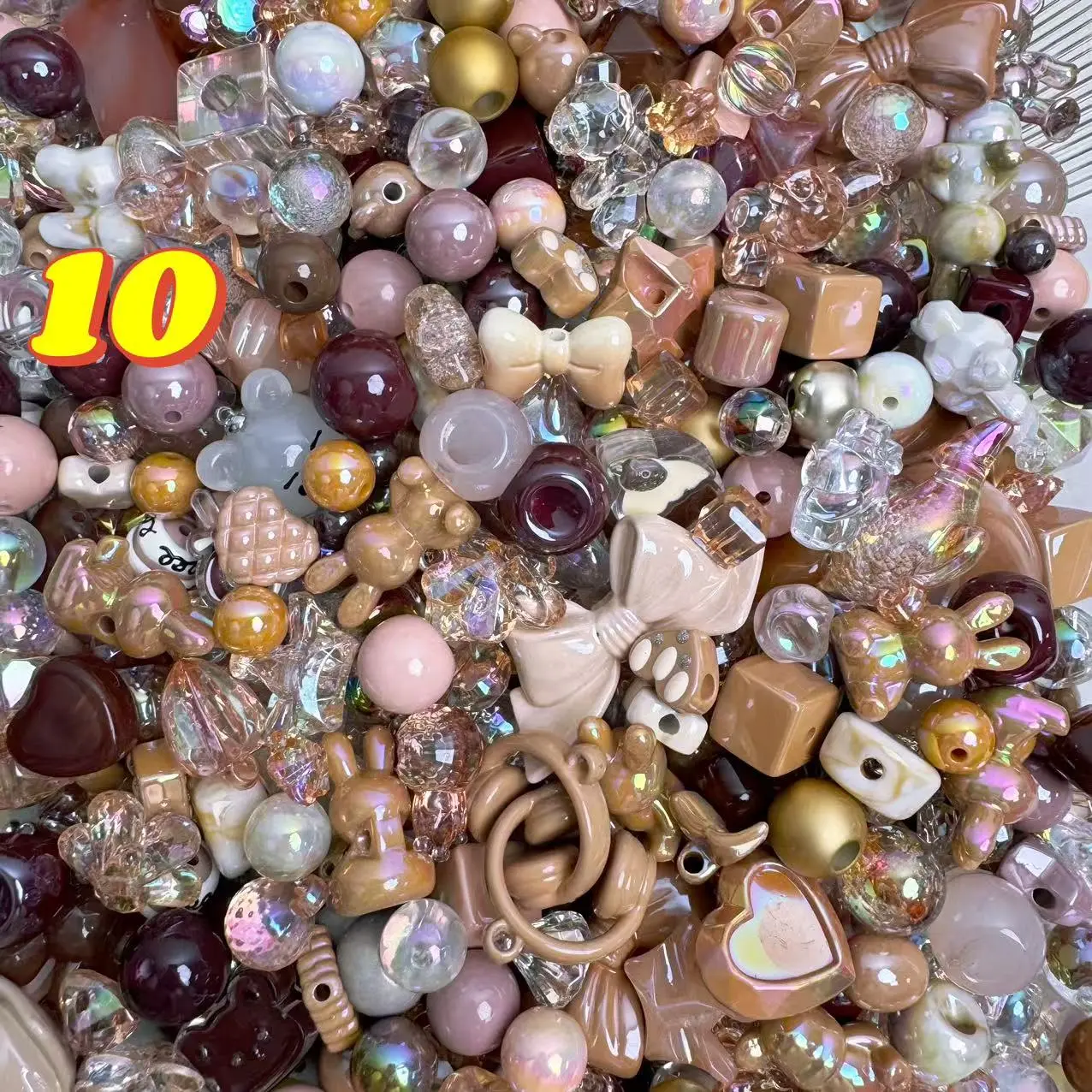 [Newbie Recommend]$11.9 Beads Clearance Sale Limited Deal | Acrylic Bead Mix for DIY Craft Bracelets Phone Charms Necklaces Limited Time Only