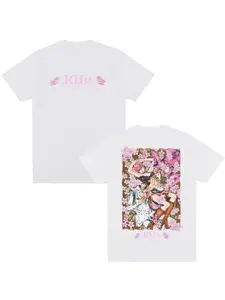 Anime JoJo Bizarre Adventure T-shirt Giorno Giovanna Bruno Buccellati T-shirts Men's Women Fashion Casual Short Sleeves T Shirt