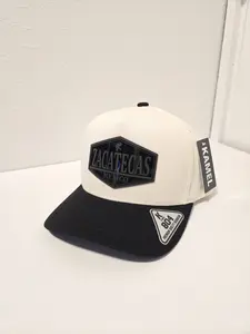 Gorra Personalizada de Zacatecas, Natural/Black Snapback with logo Zacatecas, Gorra Personalizada de Zacatecas de alta calidad, Zacatecas Hat