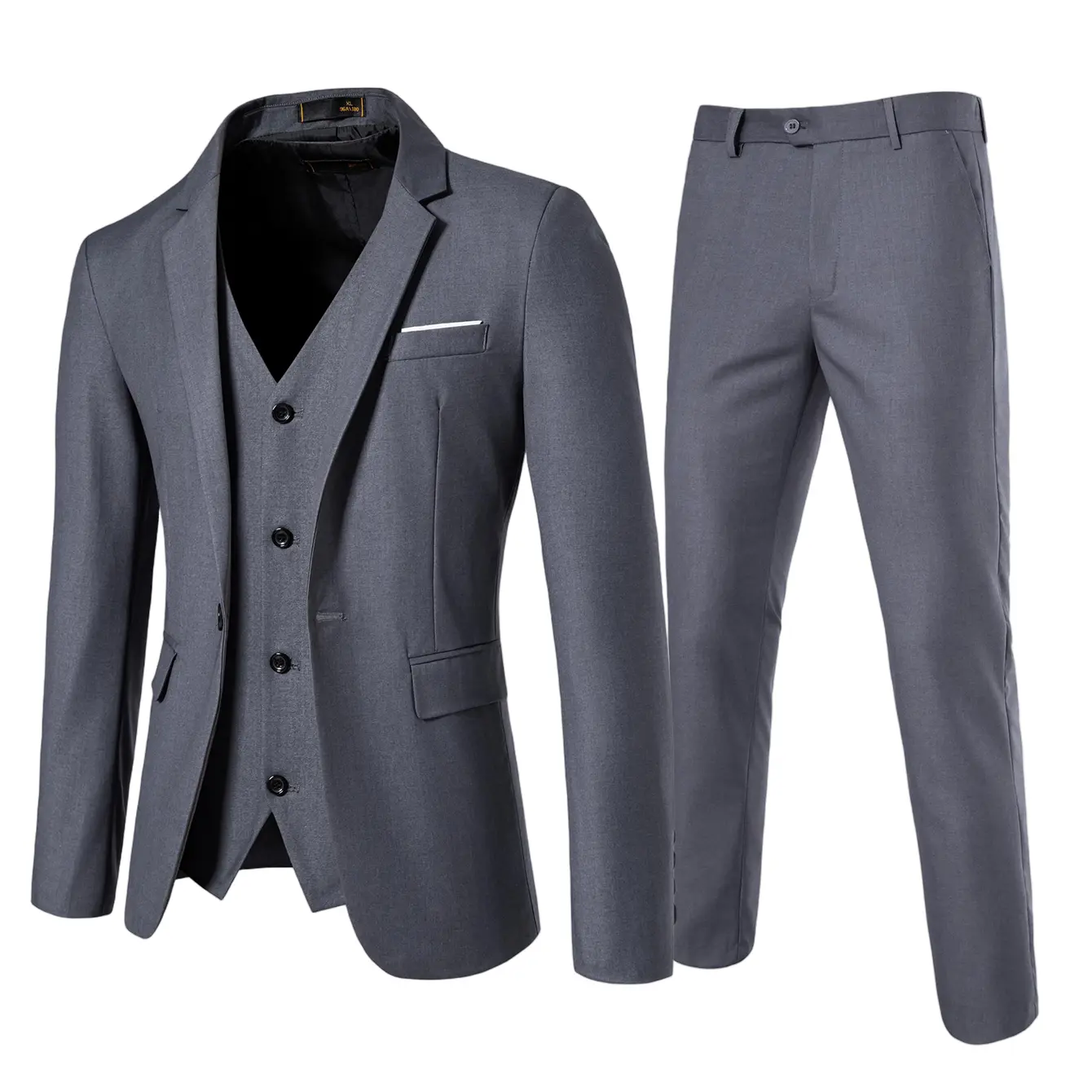 2PCS-Gray (jacket + pants)