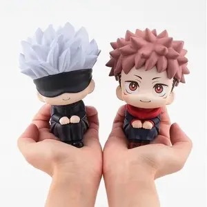 Jujutsu Kaisen Q Version Figure Gojo Satoru Itadori Yuji Model Car Cake Decoration Collectible Doll Gashapon Toy Gift