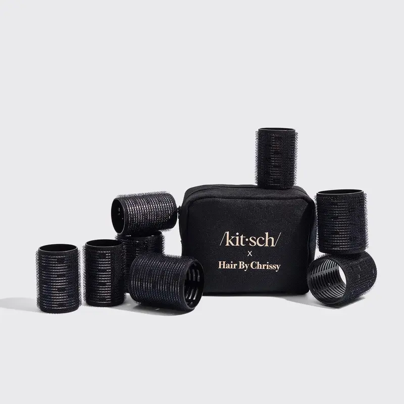 Kitsch X Hair by Chrissy Ceramic Thermal Rollers 8pc Set