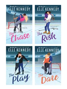 Briar U (4-Book series) A Forced Proximity College Romance with Hockey Heat Novel by Elle Kennedy : The Chase - The Risk  - The Play - The Dare (Paperback)
