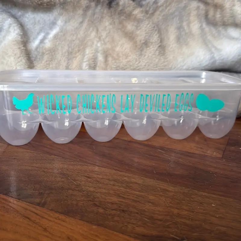 Wicked chicken egg carton
