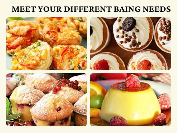 [BF&CM]BRONYPRO Silicone Molds Muffin Pan with Metal Frame, Nonstick 12-Cup Cupcake Pans,Easy to Pop Non-Toxic Bakeware for Oven,Cookware, Kitchen Food