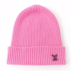 Pre-owned Louis Vuitton Cashmere Small Leather Goods Knit Cap