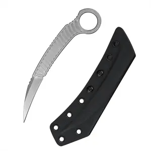 5Cr15MoV Steel Fixed Blade EDC Knife • Small Outdoor Camping Fishing Survival Utility Tool