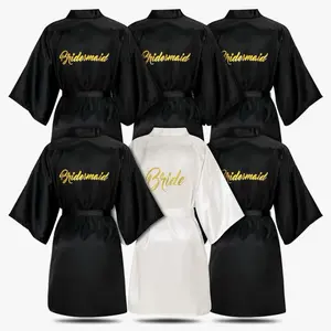 6 Pieces Bridesmaids Robes for Wedding Bridal Robes Matron Maid of Honor Wedding for Bridal Party Gifts