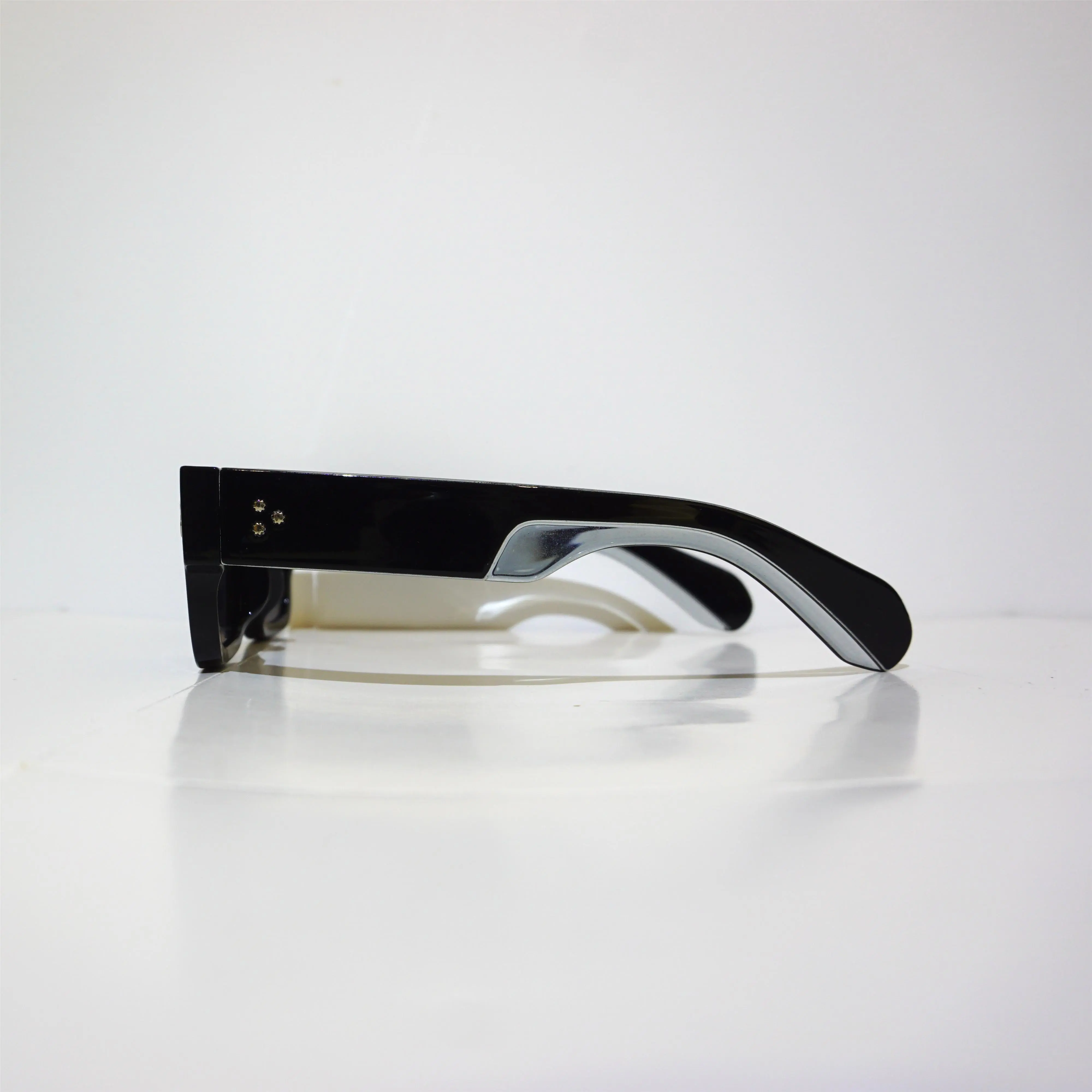 Unisex Luxury Vintage Thick Acetate Frame Square Sunglasses 