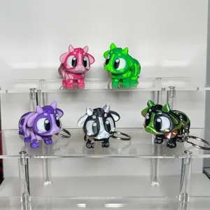 3D Printed Cow Keychains