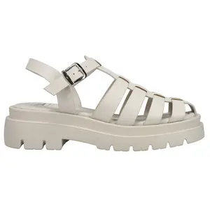 Dirty Laundry Womens Kingman Gladiator Casual Sandals Casual Low Heel 1-2" - White