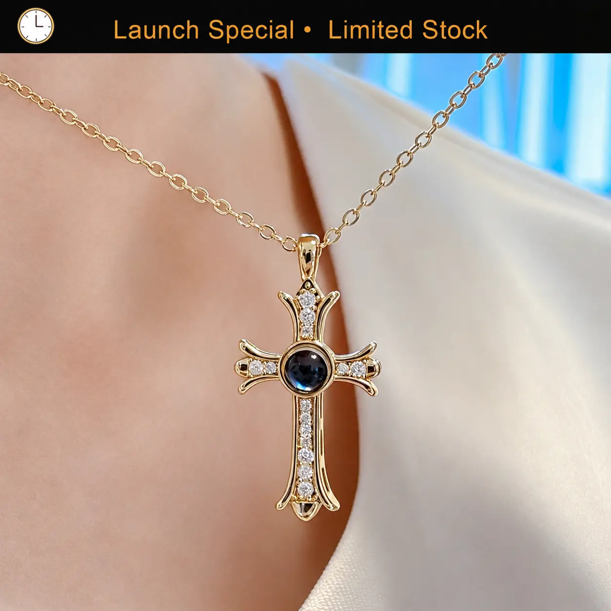 Bible Verse Cross Necklace, Christian Gift for Daughter, Girls & Kids, Cross Necklace for Girls & Women, Hidden Bible Verse, Includes Gift Box & Bible Verse Card, Gold/Silver Pendant, Gold/Silver Cross Pendant,