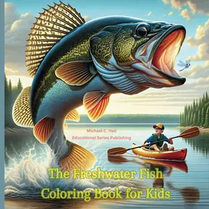 The Freshwater Fish Coloring Book for Kids: Educational Coloring Pages with Freshwater Fish and Alphabet for Children 2-12 Paperback – April 12, 2024
