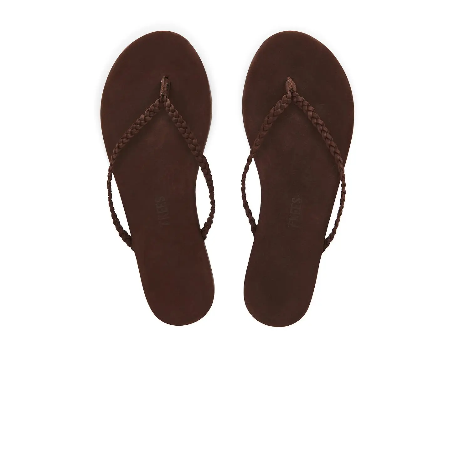 TKEES Lily Braid Sandal in Bourbon