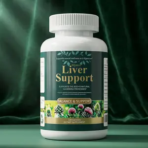 Myamz Liver Support Supplement with Milk Thistle, Dandelion & Artichoke – Herbal Detox & Cleanse Formula for Liver Health, 120 Capsules (60-Day Supply), Made in USA