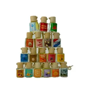 Scent Szn Co LLC Car Air Freshener Diffusers - Last 60+ Days - Reusable Hanging Fragrance Oil - Apple Butter, Apple Cinnamon, Apple Pie, Baby Powder, Banana, Barbershop, Berrylicious, Birthday Cake, Black Cherry, Blue Raspberry, Bombshellz, Bourbonwood Va