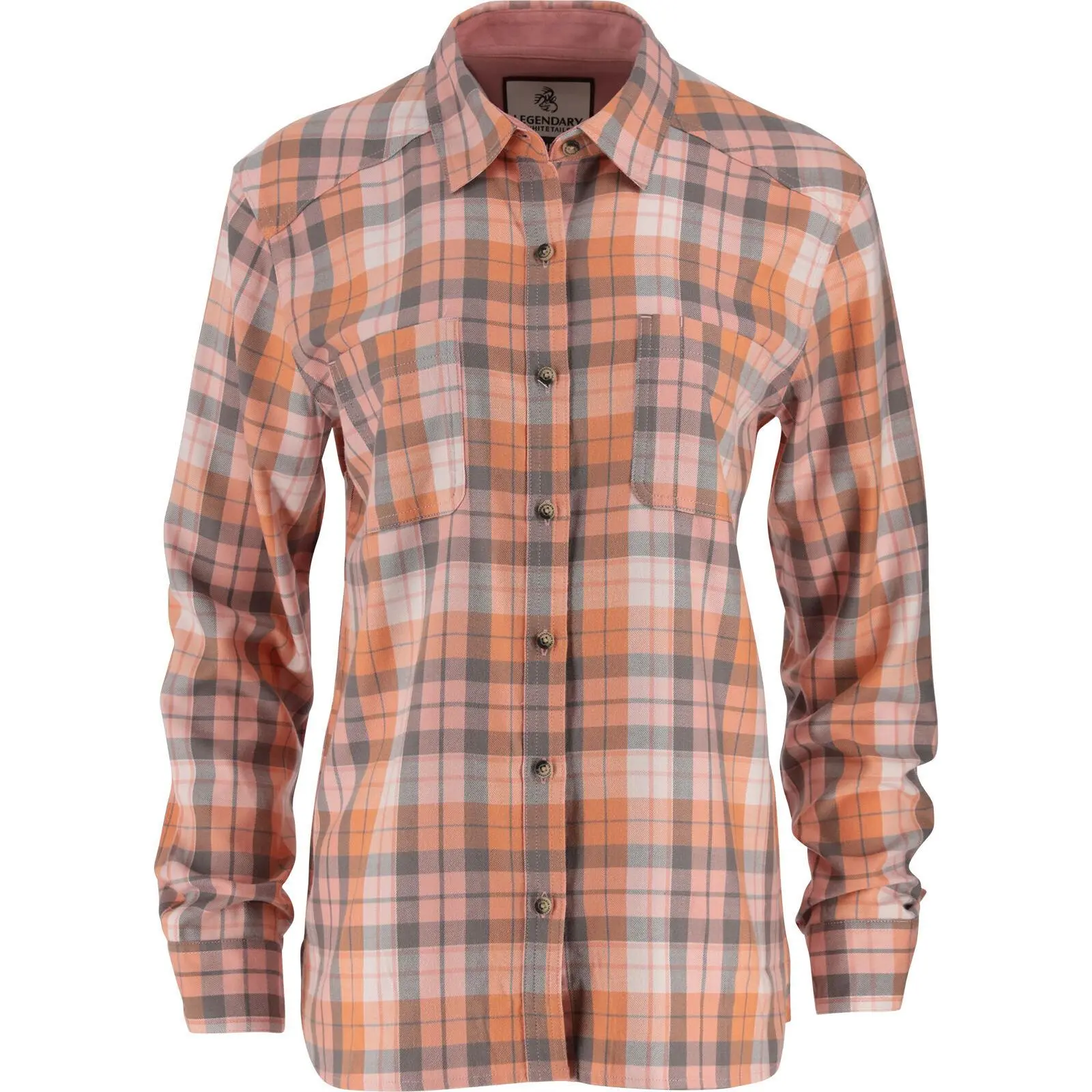 Cozy pumpkin plaid
