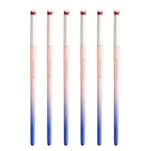 6pieces Ombre Nail Brush Wood Nail Pen Ombre Brush for Gel Nails Nail Gradient Brush Nail Design Brushes Nail Painting Kit Nail Art Tools Acrylic Nail Accessories
