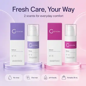 【CAGYVOIM】 Intimate Spray Cleanser No Rinse pH Balanced Formula Odor Protection Daily Feminine Care Mist