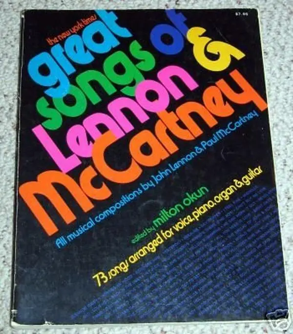 USED Book - Great Songs of Lennon & Mccartney: 73 Songs Arranged for Voice, Piano, Organ & Guitar by Paul McCartney (Paperback) - english