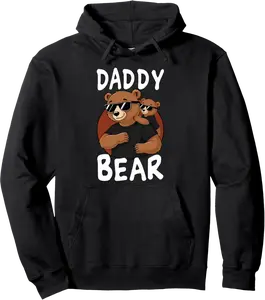 Cool Daddy Bear Family Bears Pullover Hoodie - Jessicabal Shop 74B0DP2W5KKH