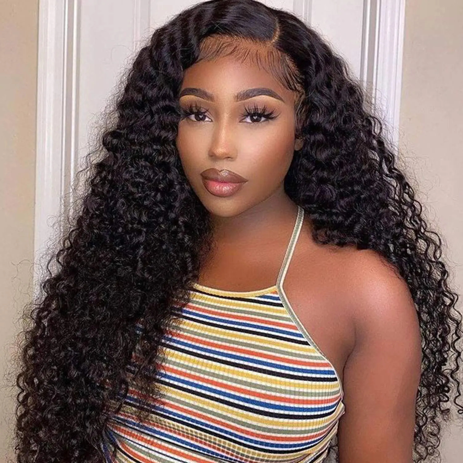 TRANSPARENT 4X4 DEEP WAVE HAIR CLOSURES