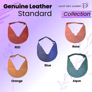 Genuine Leather Classic Crossbody Bag RFID Protected, Comfortable, Stylish & Versatile Handbag with 10 Pockets for Any Occasion