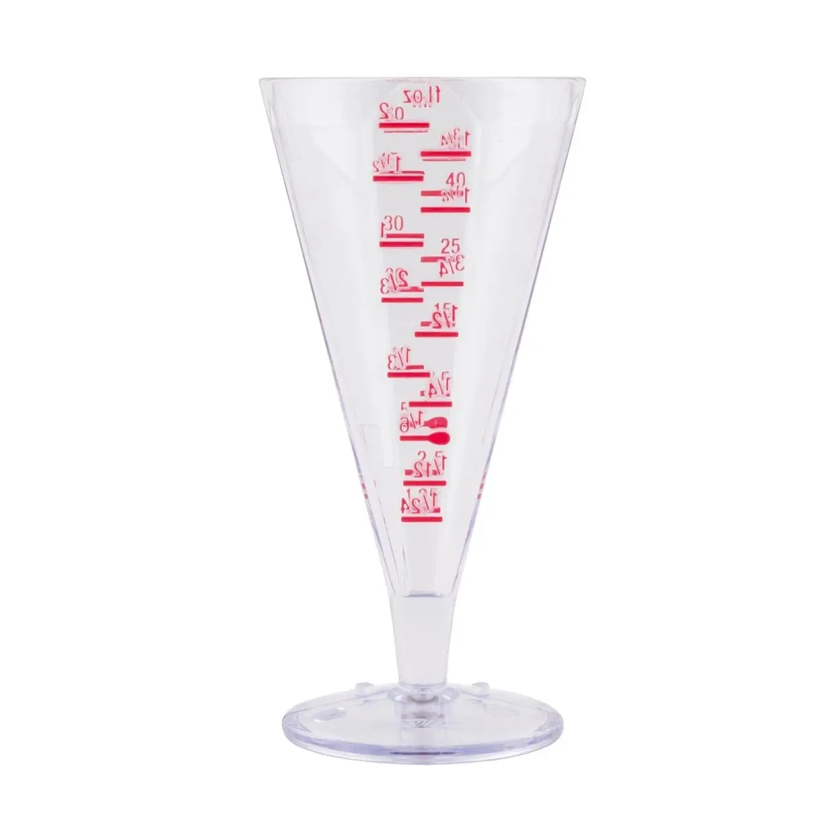Easy Jigger® Plastic Multi-Size Cocktail Measuring Utensil - 1.25ml to 60ml, Co-Created by Difford’s Guide & Bonzer, Comfortable Grip, Durable, Dishwasher-Safe Kitchen Gadget with Precise Marks for Mixology, Magnetic Base, Measure