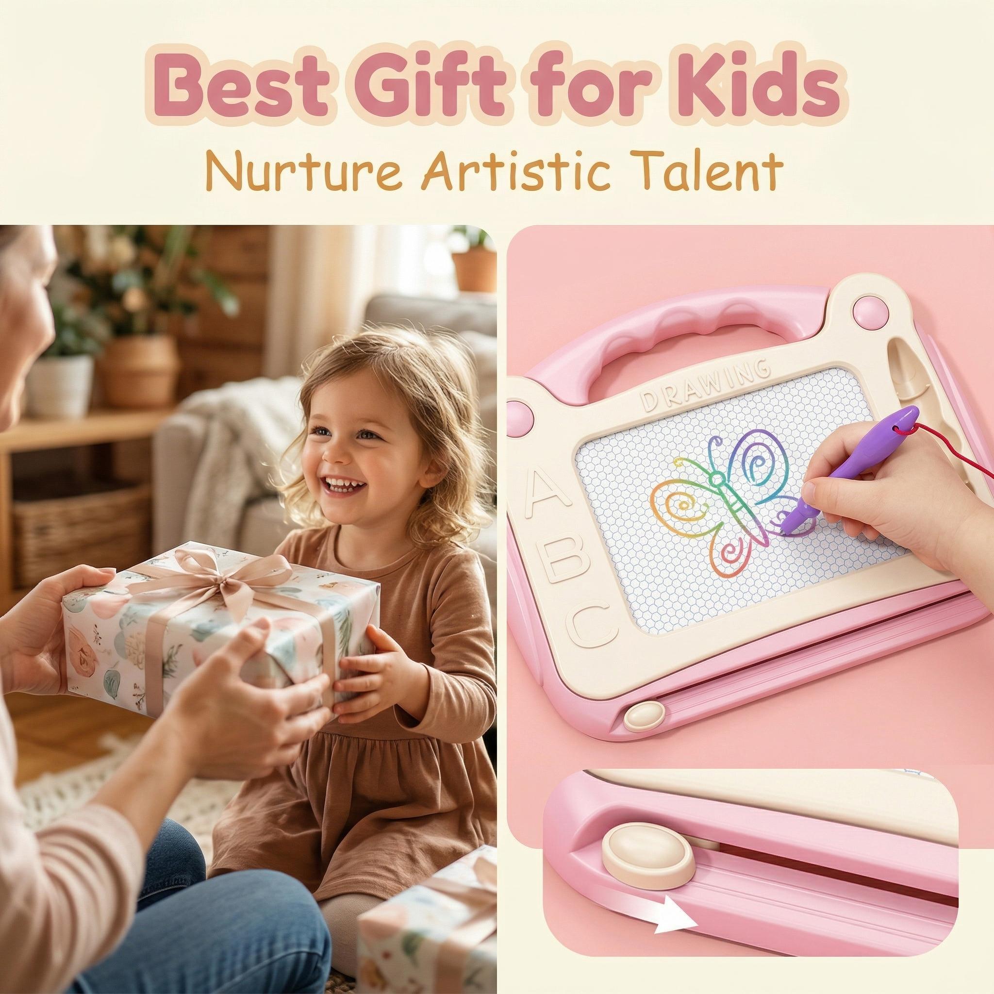 Magnetic Drawing Board for Toddlers Toddler Toys for Age 1 2 3 Boys Girls, Sketch Pad Birthday Easter Christmas Halloween Kids Toy Gifts for Boys and Girls