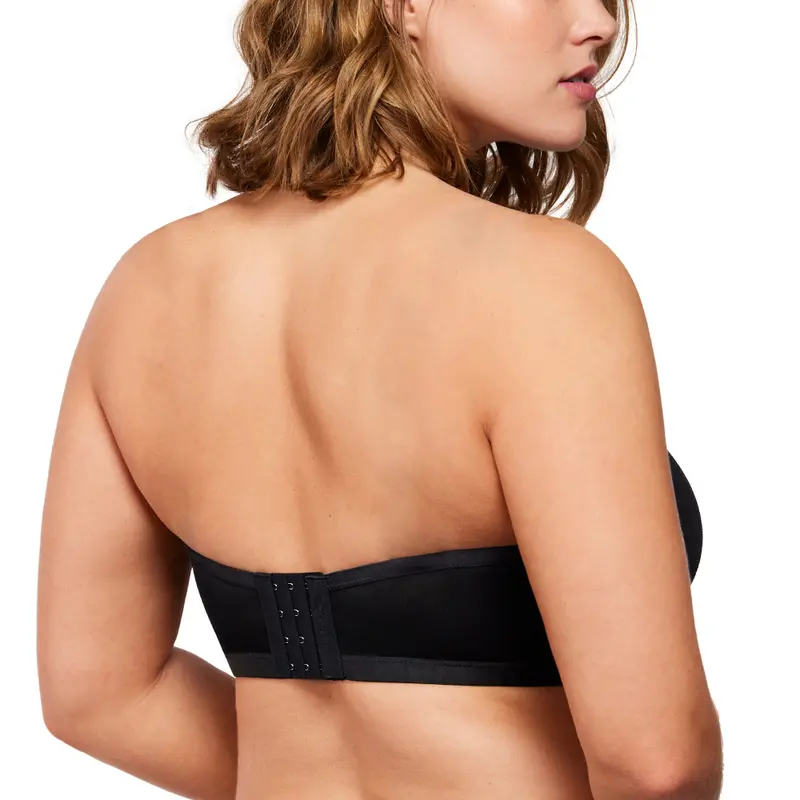 HSIA Bella Women's Convertible Strapless Minimizer Bandeau Bra Underwire Unlined for Large Bust 5