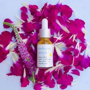 UNDEREYE REMEDY.  Softens Fine Lines, Reduces Dark Circles + Puffiness
