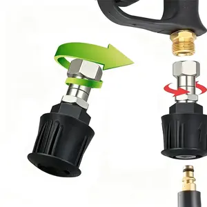 360° High-Pressure Washer Swivel Connector, Quick Connect Anti-Tangle, Compatible with Karcher K2-K7, Lavor/parkside Nifisk/bosch Hoses, Water Hose Adapter