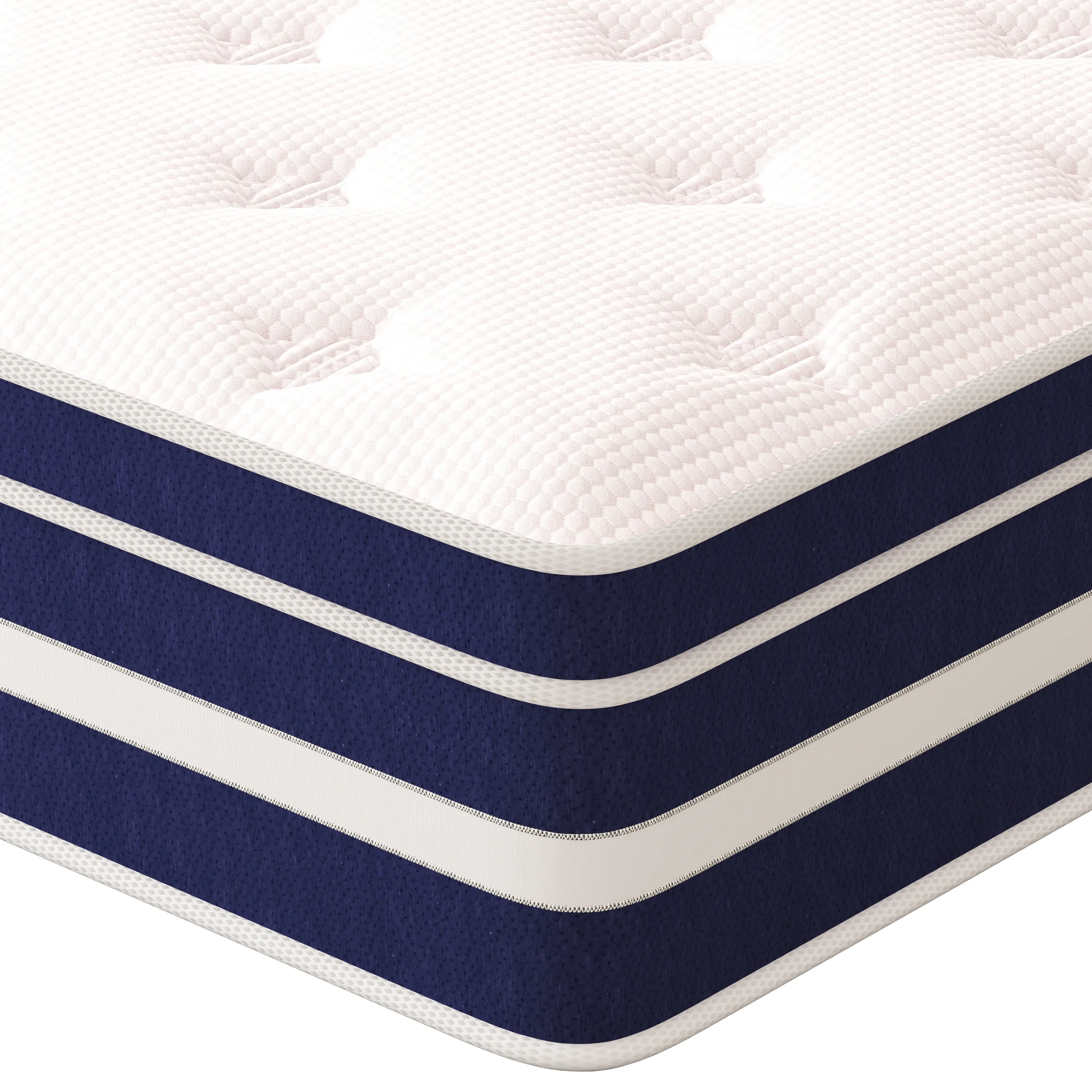 FVBEAYA 14 Inch Queen Size Independent Spring Hybrid Mattress - Boxed, Medium Comfort, CertiPUR-US Certified, High-Quality Innerspring, No Fiberglass, Gel Memory Foam Infused, Cooling, Durable Breathability, Even Weight Distribution