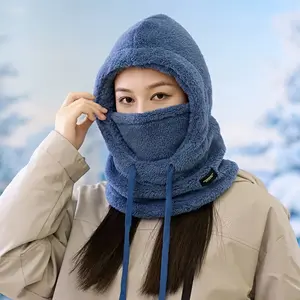 2025 New Autumn and Winter Warm Plush Unisex Hat, Face-Exposed Windproof Ear Covers Multifunctional Headscarf