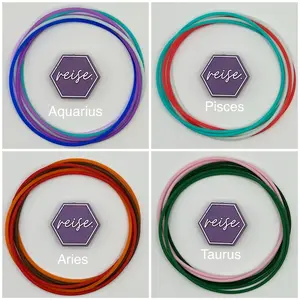 The Zodi-Stacks / Silicone Stacking Bracelets / Zodiac Sign Inspired Sets
