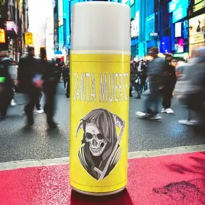 Spray Santa Muerte Amarillo - Versatile Home & Office Spray with Unique Design and Enhanced Space Modern Style