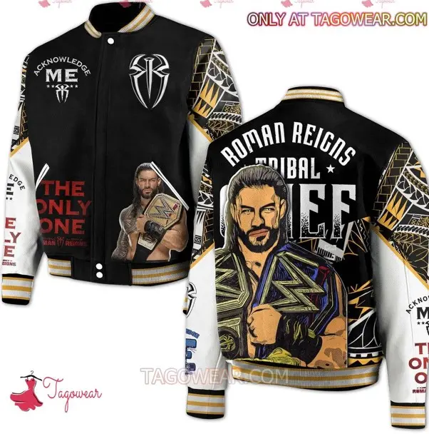 Roman Reigns Head Of The Table We The Ones Baseball Jacket