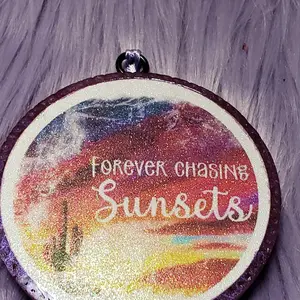 Chasing Sunsets Car freshie