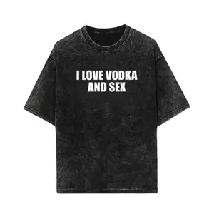 Love Vodka and Sex Unisex Heavy Cotton Funny Meme Club Party T Shirt Gift
