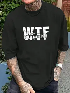 WTF Where's The Fish Printed Men's T-Shirt, Hoodie, Crewneck Sweatshirt, Menswear, Streetwear