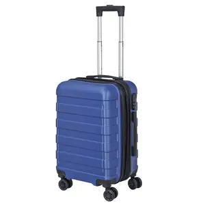 ZENY 22-in Blue Carry-on Luggage Hardside Travel Suitcase Spinner TSA Lock