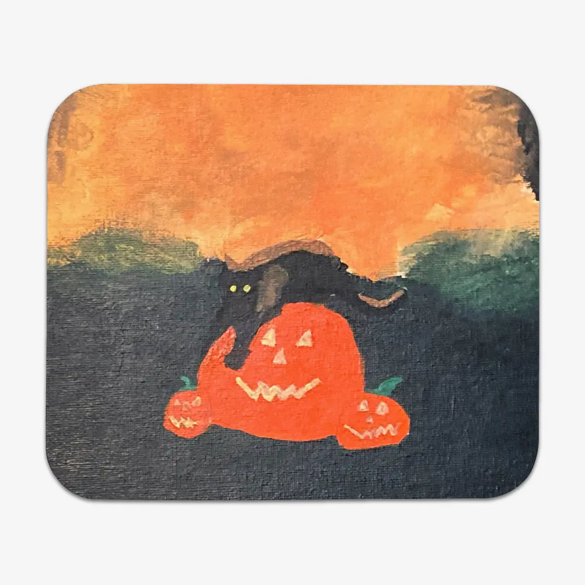 Halloween Themed Computer Mouse Pad, Non-Slip Mouse Pads for Desk, Decorative Accessory for Computers & Office Equipment
