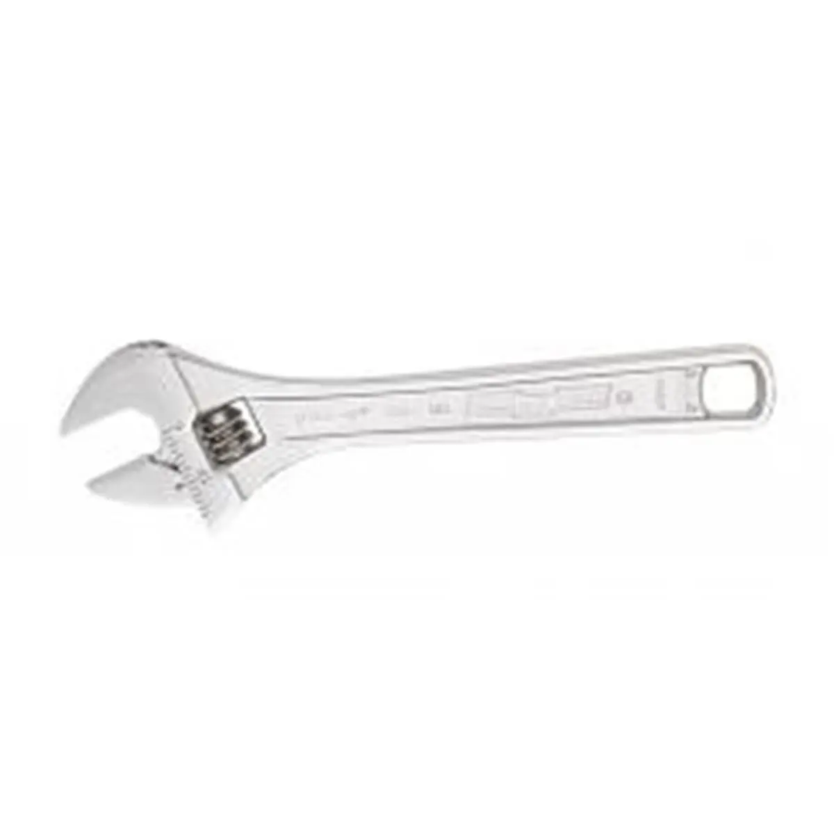 Channellock 8 in. Chrome Adjustable Wrench with 4-Thread Knurl, Thin Jaws, Greater Jaw Capacity, Enhanced Performance, Extended Length, Non-Protruding Build, Precise Design, Ideal for Tight Spaces