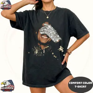Michael Jackson Iconic Glove T-Shirt, Comfort Colors Retro  MJ Tee, Gift for fan