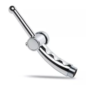 Replacement sprayer Shower head Attachment  for male female personal Cleaning Nozzle W FLOW REGULATOR Sprayer Head Only ABS plastic chrome finished