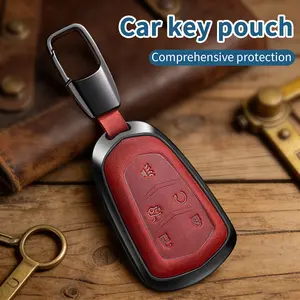 For Cadillac Key Fob Cover, for Cadillac Escalade CTS SRX CT4 CT5 CT6 XTS XT4 XT5 XT6 ATSL SLS STS Smart Key Fob Cover Case