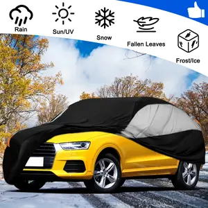 All-Weather Waterproof Car Cover for Sedan - UV Protection, Windproof & Snowproof,and Scratch-Resistant Full Outdoor Protection for Cars,Cars Accessories & Practical Car Stuff