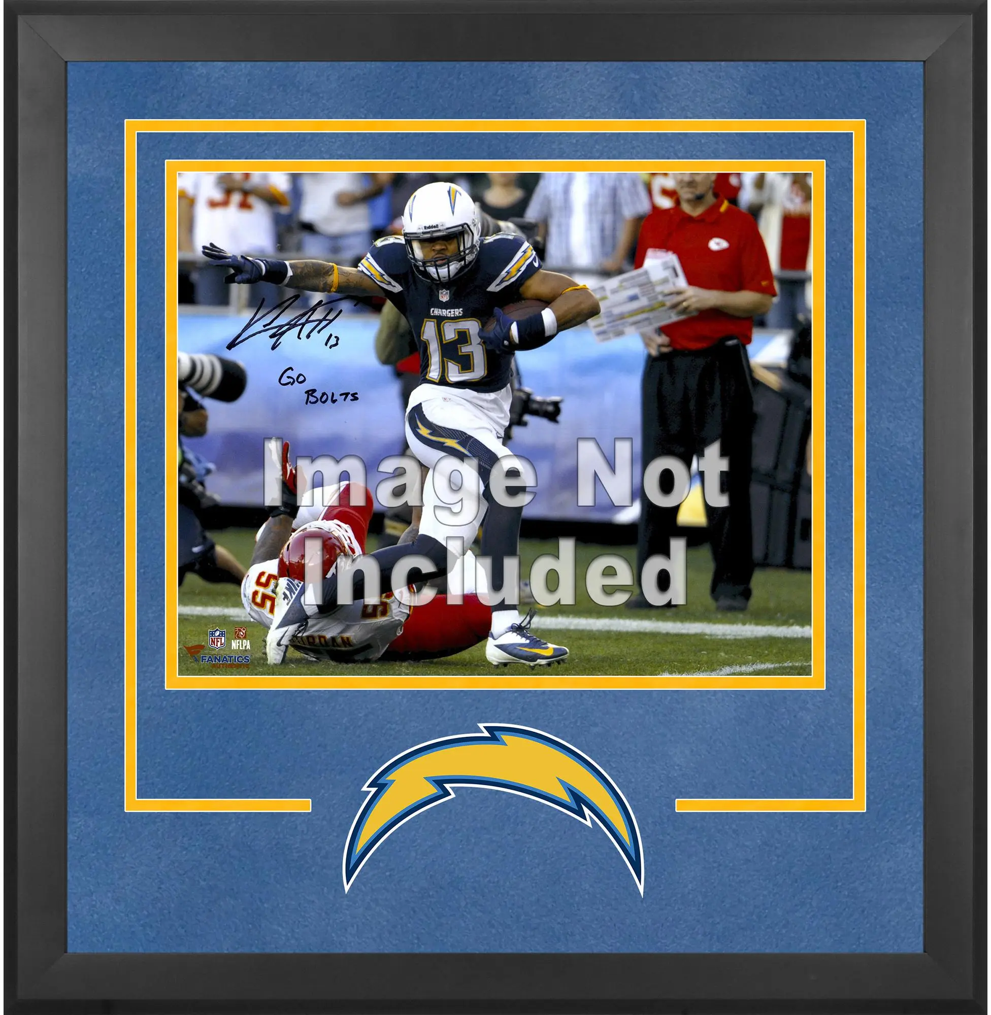 San Diego Chargers Deluxe 16" x 20" Horizontal Photograph Frame with Team Logo